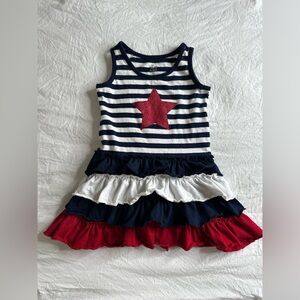 Ruffle Patriotic Dress size 2T